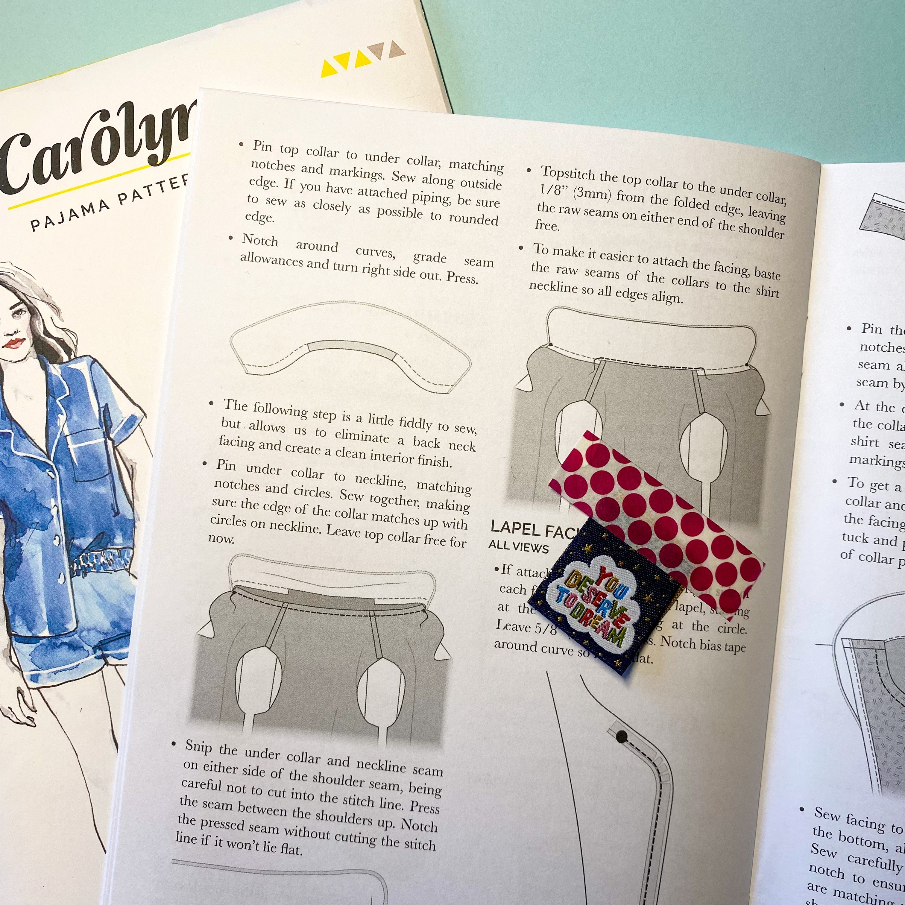 Remembering to sew on a label - Sew Hayley Jane Interview October 2021