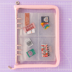 LABEL STASH FOLDER - PINK