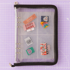 LABEL STASH FOLDER - BLACK