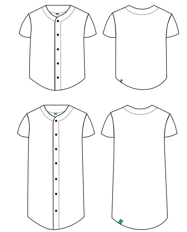 ACE Baseball Shirt pattern PDF