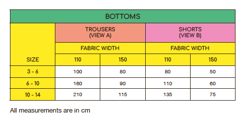 CADAL Pyjamas pattern PDF