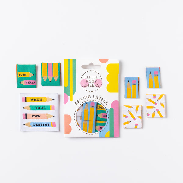 WRITE YOUR OWN DESTINY Pack of 7 woven labels