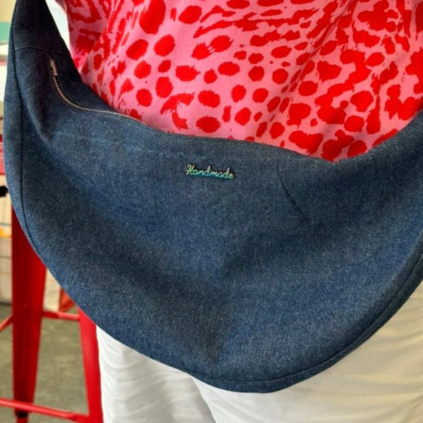 HANDMADE Metal Italic Label RAINBOW