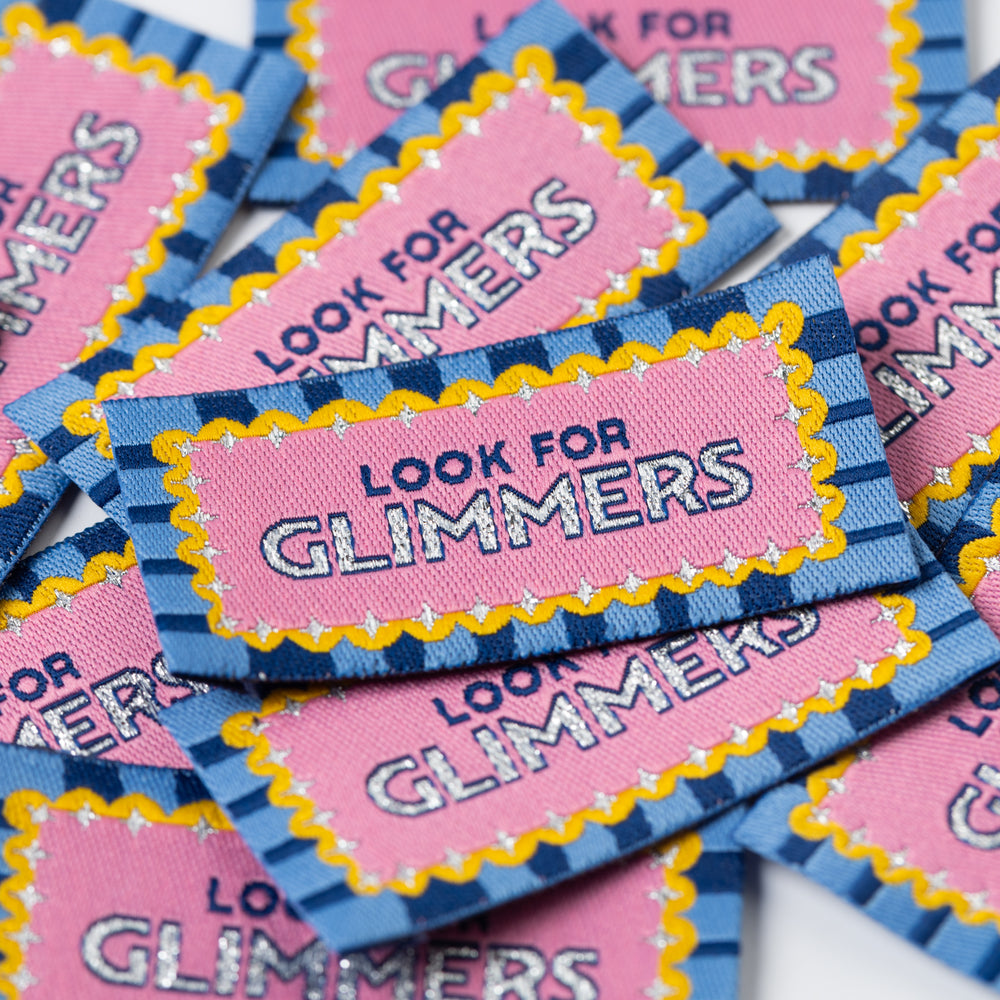 LOOK FOR GLIMMERS - Sewing Labels Tags