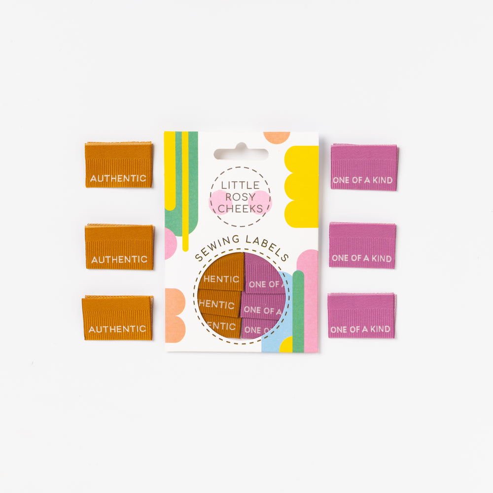 AUTHENTIC / ONE OF A KIND - Sewing Labels Tags
