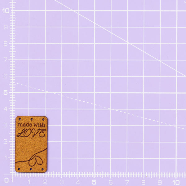 MADE WITH LOVE VEGAN SUEDE