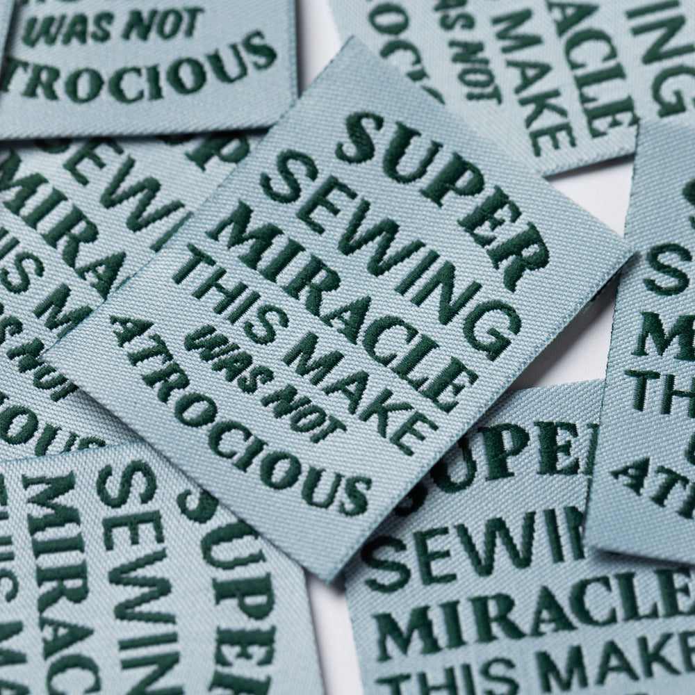 SUPER SEWING MIRACLE - Sewing Labels Tags
