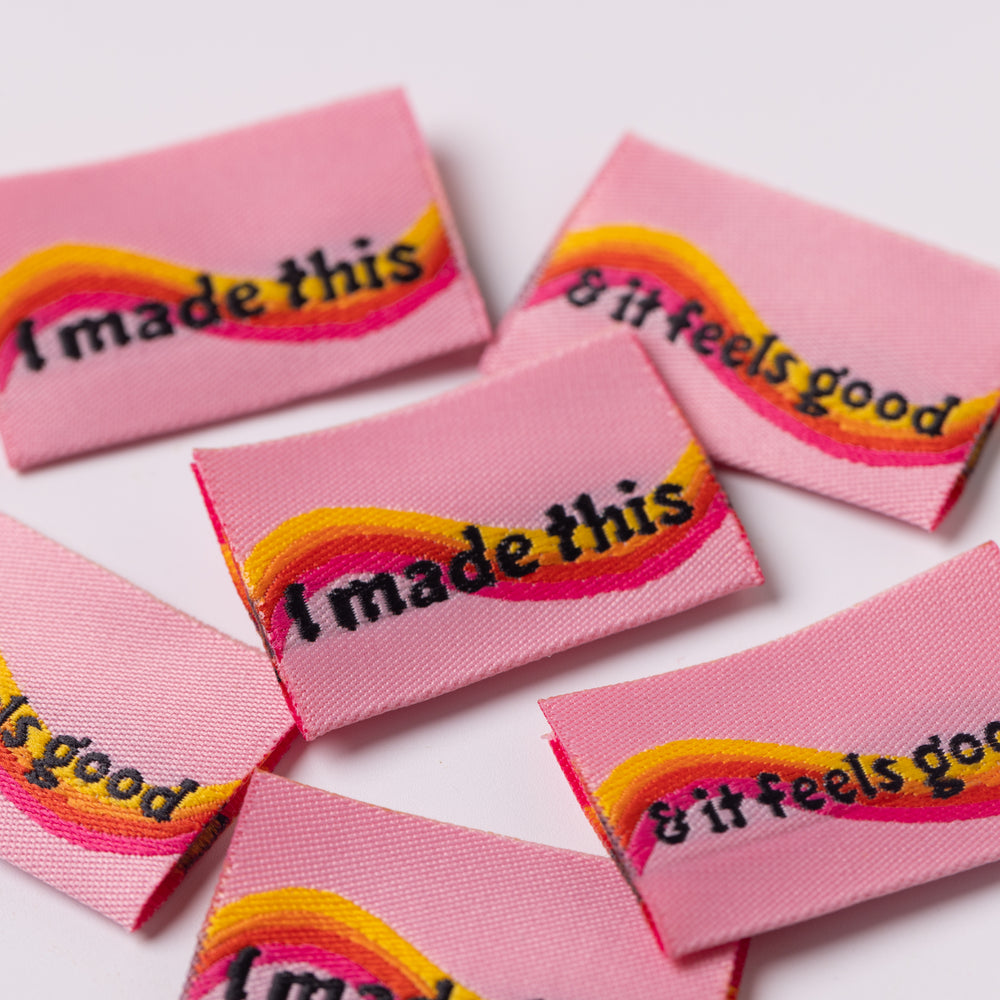 IT FEELS GOOD - Sewing Labels Tags