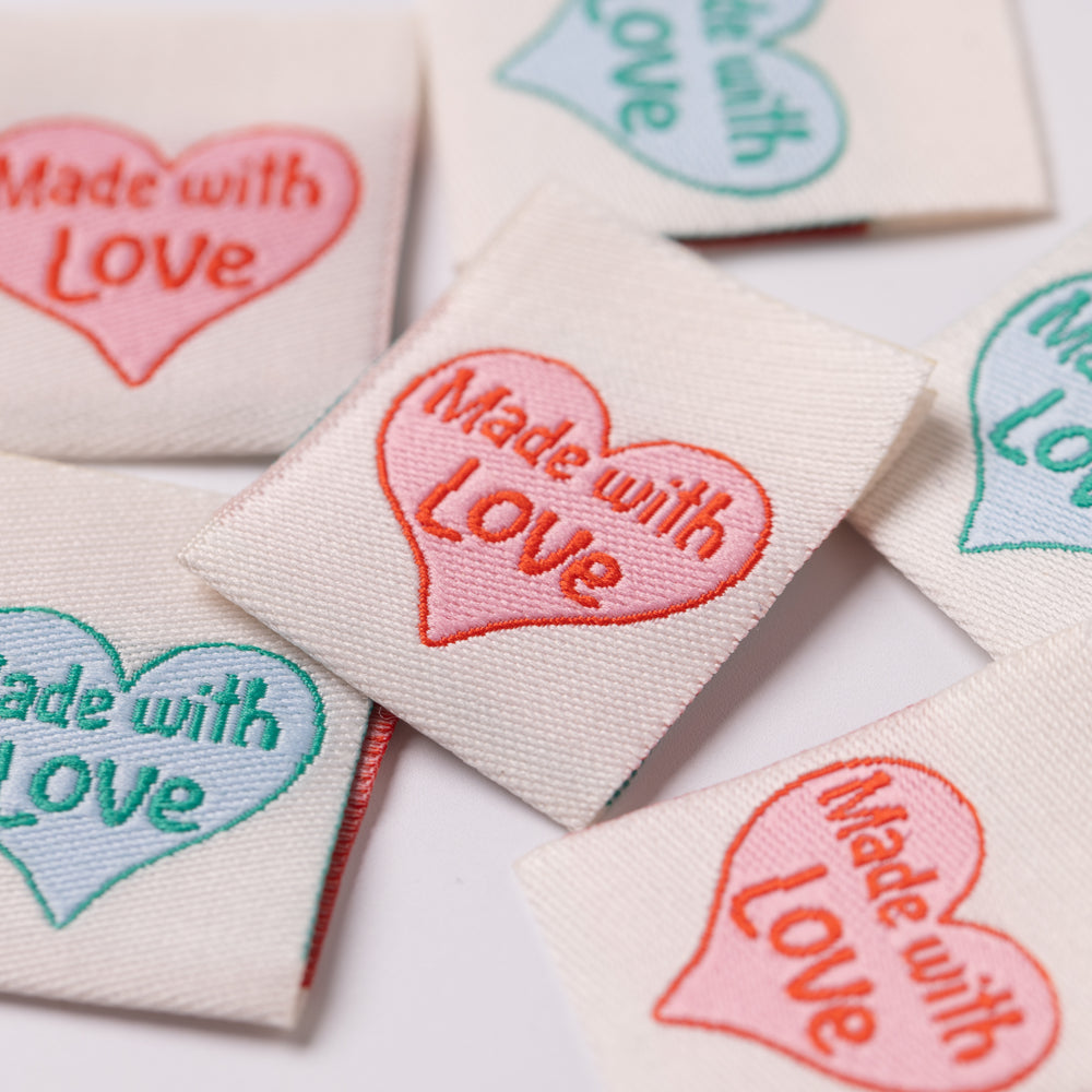 MADE WITH LOVE - Sewing Labels Tags