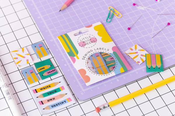 WRITE YOUR OWN DESTINY Pack of 7 woven labels