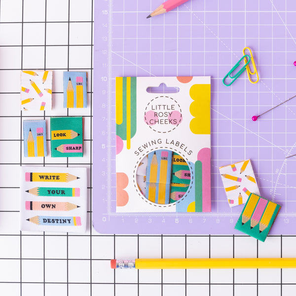WRITE YOUR OWN DESTINY Pack of 7 woven labels