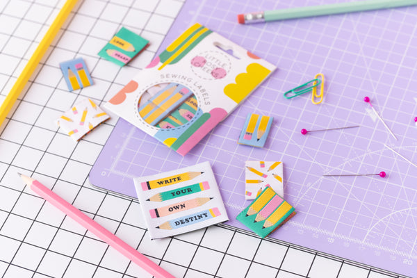 WRITE YOUR OWN DESTINY Pack of 7 woven labels