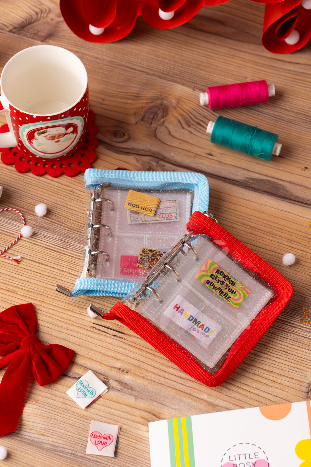 MINI LABEL STASH FOLDER - BERRY