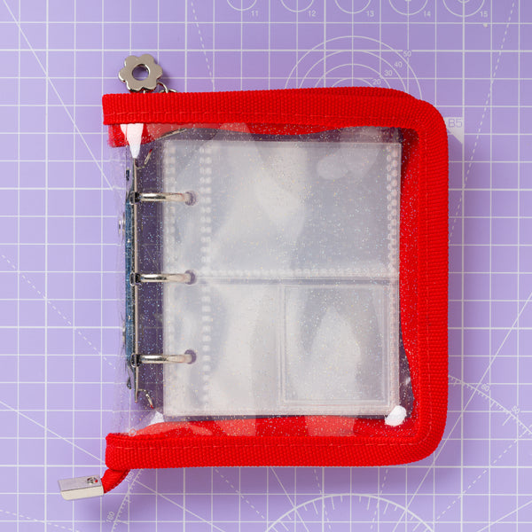 MINI LABEL STASH FOLDER - BERRY