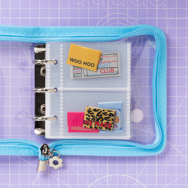 MINI LABEL STASH FOLDER - BLUE