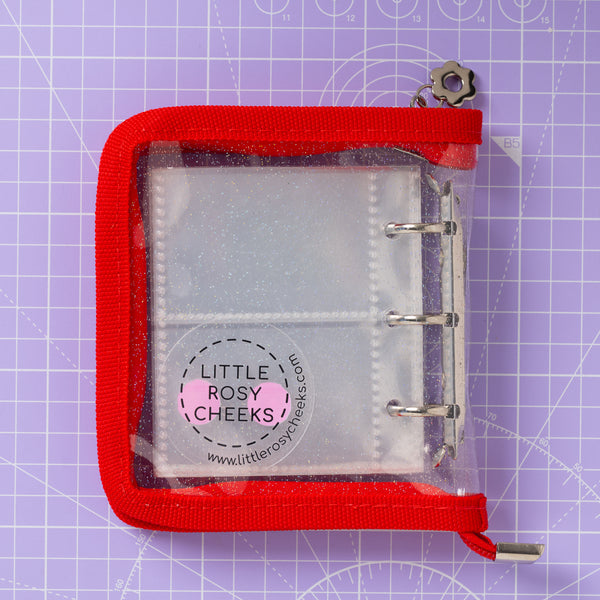 MINI LABEL STASH FOLDER - BERRY