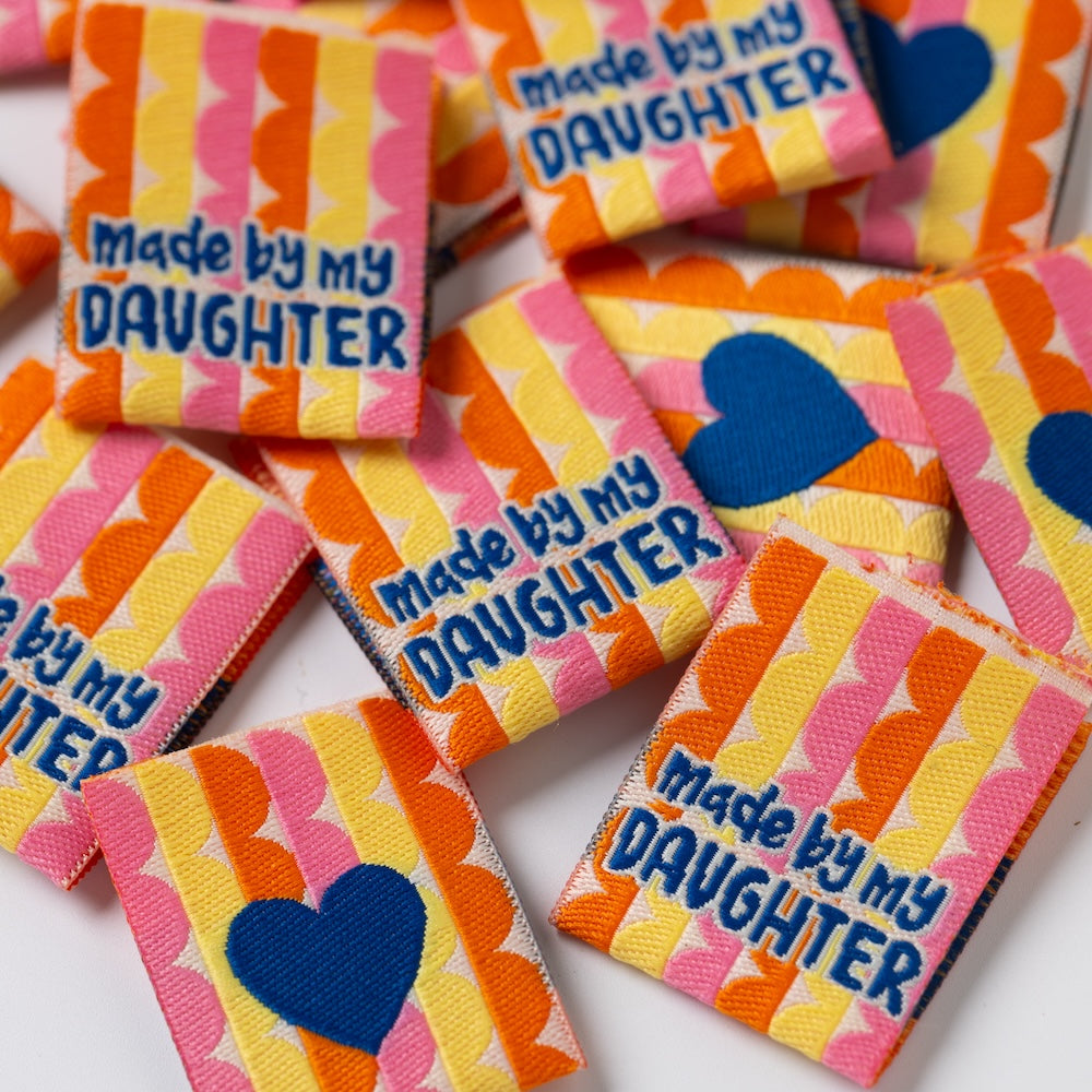 MADE BY MY DAUGHTER - Sewing Labels Tags