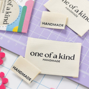 ONE OF A KIND / HANDMADE JEANS LABEL SET