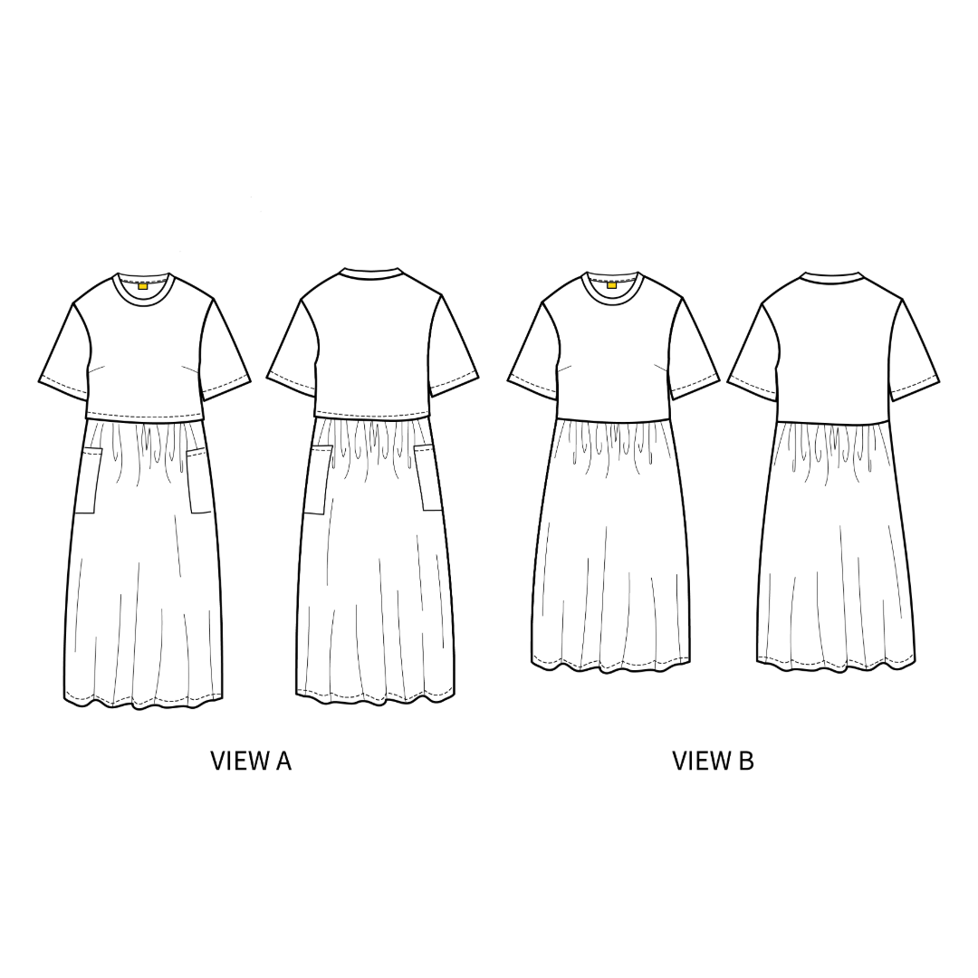 MAIZE Dress Adult's Pattern PDF