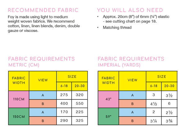 FOY Jumpsuit Adult's Pattern PDF