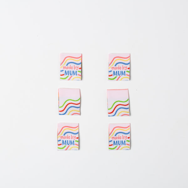 MADE BY MUM Pack of 6 sewing labels