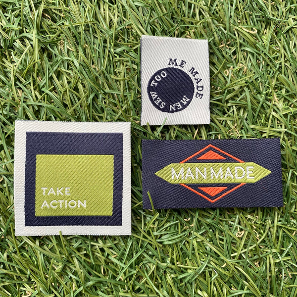 MAN MADE Pack of 6 sewing labels