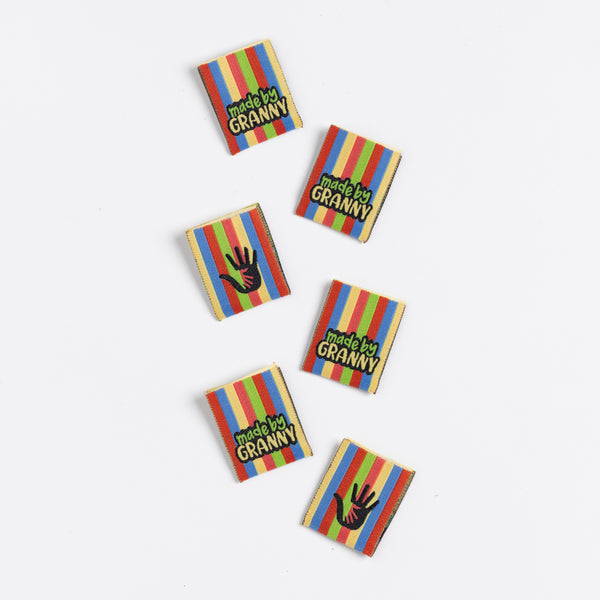 MADE BY GRANNY Pack of 6 sewing labels