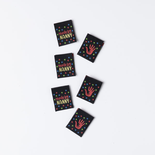 MADE BY NANNY Pack of 6 sewing labels