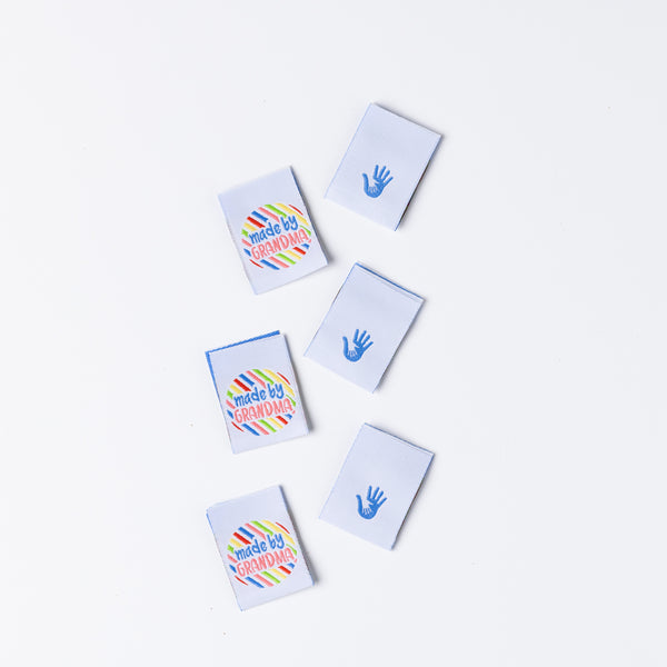 MADE BY GRANDMA Pack of 6 sewing labels