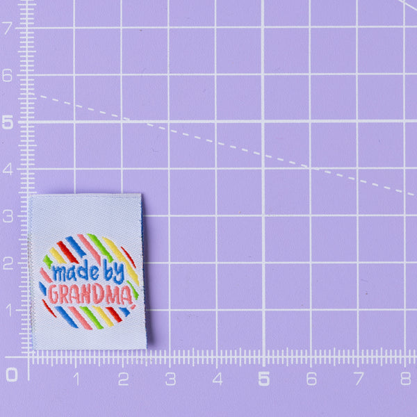 MADE BY GRANDMA Pack of 6 sewing labels