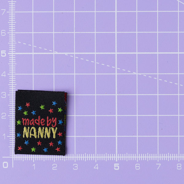 MADE BY NANNY Pack of 6 sewing labels