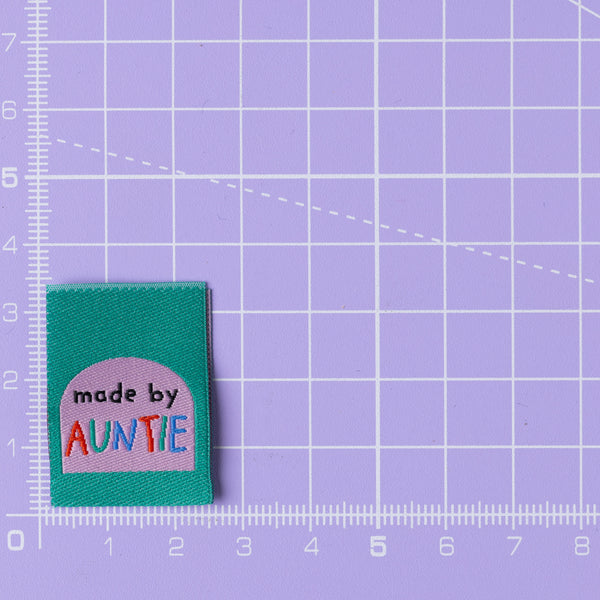 MADE BY AUNTIE Pack of 6 sewing labels