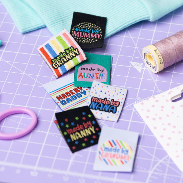 MADE BY NANNY Pack of 6 sewing labels