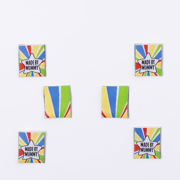 MUMMY'S STAR Pack of 6 woven labels