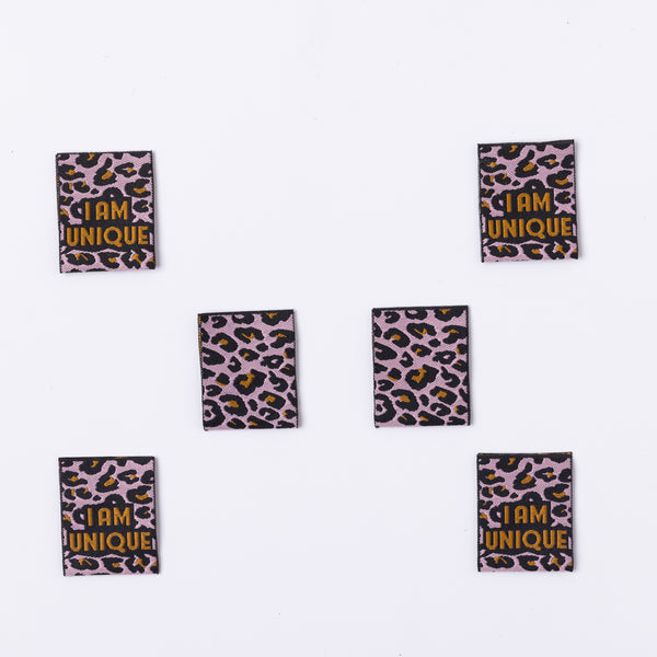 I AM UNIQUE 2.0 Pack of 6 sewing labels