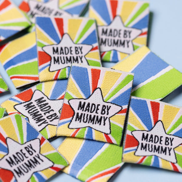 MUMMY'S STAR Pack of 6 woven labels