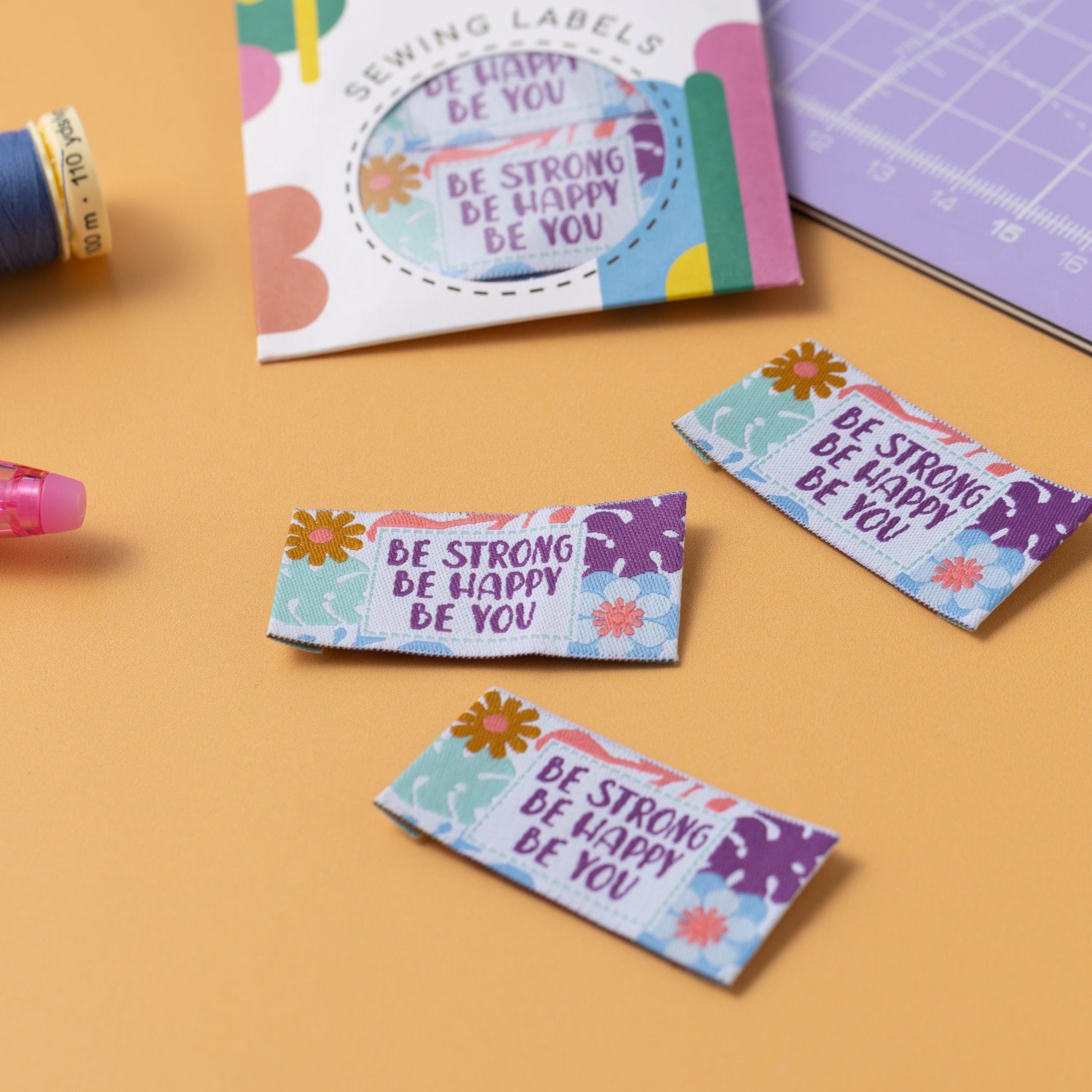 BE YOU Pack of 6 sewing labels