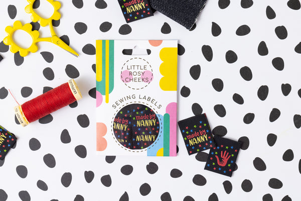 MADE BY NANNY Pack of 6 sewing labels