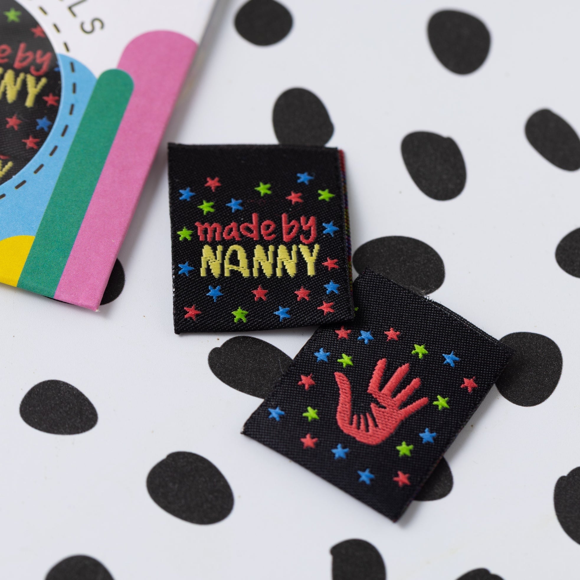 MADE BY NANNY Pack of 6 sewing labels
