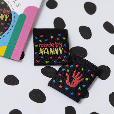 MADE BY NANNY Pack of 6 sewing labels