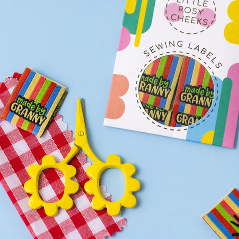 MADE BY GRANNY Pack of 6 sewing labels