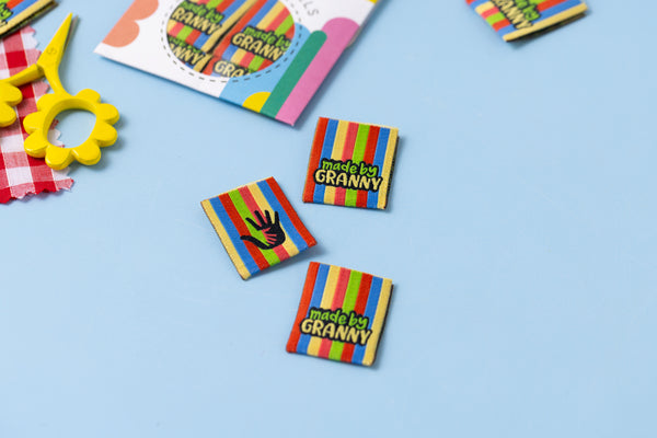 MADE BY GRANNY Pack of 6 sewing labels