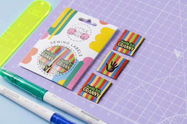 MADE BY GRANNY Pack of 6 sewing labels