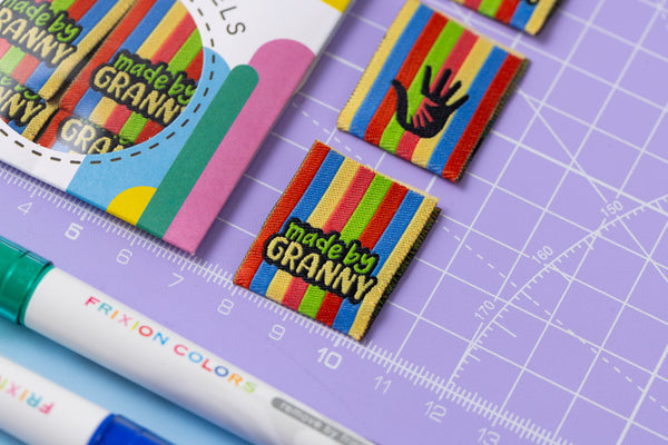 MADE BY GRANNY Pack of 6 sewing labels