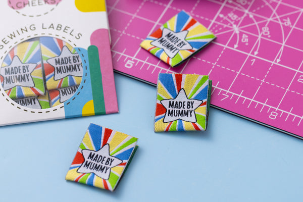 MUMMY'S STAR Pack of 6 woven labels