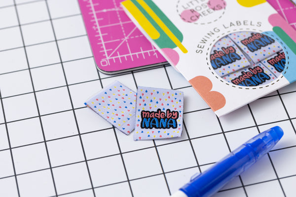 MADE BY NANA Pack of 6 sewing labels