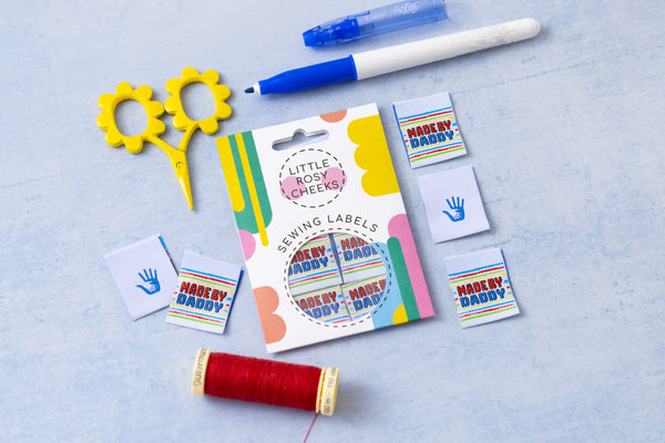 MADE BY DADDY Pack of 6 sewing labels
