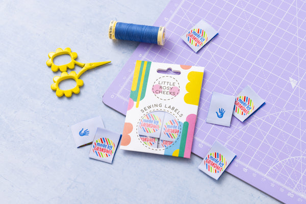 MADE BY GRANDMA Pack of 6 sewing labels