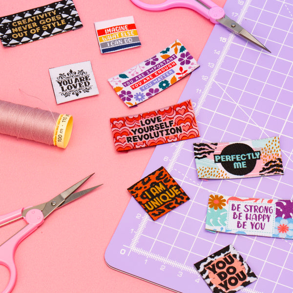 YOU MATTER Pack of 6 woven labels