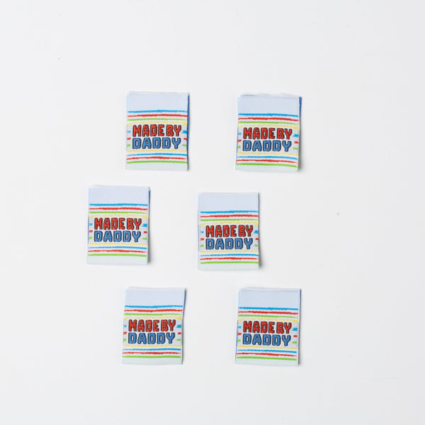 MADE BY DADDY Pack of 6 sewing labels